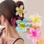 Clame pentru prins parul tip cleste CLM025FF, set 6 bucati Flori mari in stil Hawaiane Clame pentru prins parul tip cleste CLM025FF, set 6 bucati Flori mari in stil Hawaiane